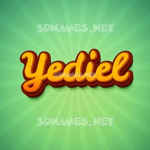 yediel in Green Rays style - 3D name wallpaper yediel in Green Rays style - 3D name wallpaper