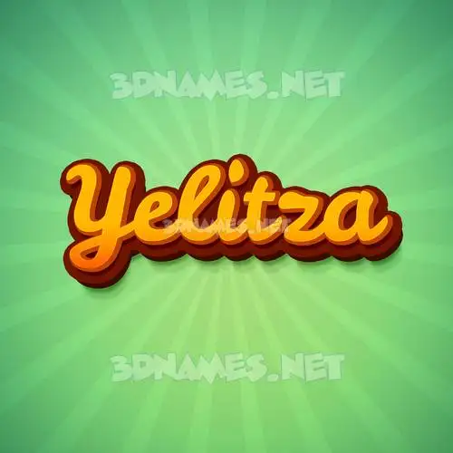 yelitza in Green Rays style - 3D name wallpaper yelitza in Green Rays style - 3D name wallpaper