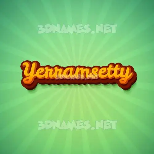 yerramsetty in Green Rays style - 3D name wallpaper yerramsetty in Green Rays style - 3D name wallpaper