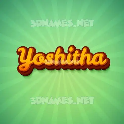 yoshitha in Green Rays style - 3D name wallpaper yoshitha in Green Rays style - 3D name wallpaper