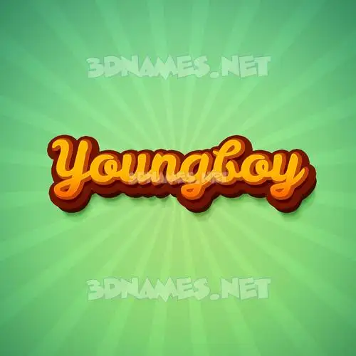 youngboy in Green Rays style - 3D name wallpaper youngboy in Green Rays style - 3D name wallpaper