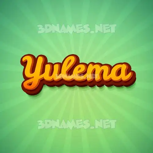 yulema in Green Rays style - 3D name wallpaper yulema in Green Rays style - 3D name wallpaper
