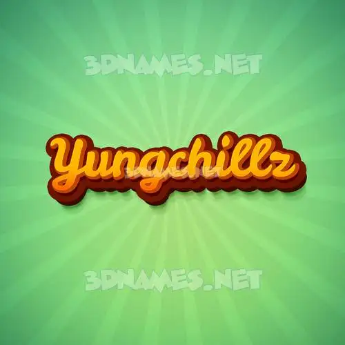 yungchillz in Green Rays style - 3D name wallpaper yungchillz in Green Rays style - 3D name wallpaper