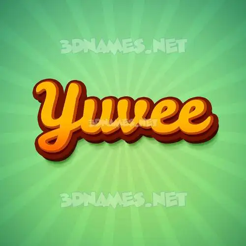 yuvee in Green Rays style - 3D name wallpaper yuvee in Green Rays style - 3D name wallpaper