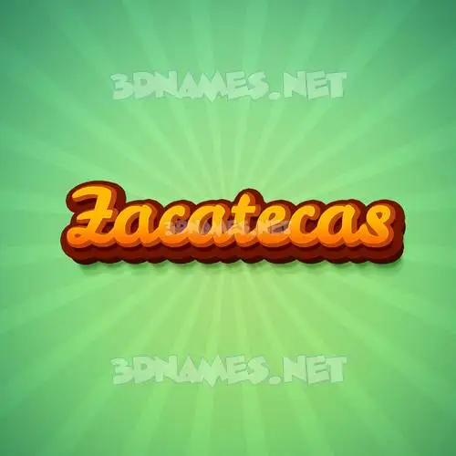 zacatecas in Green Rays style - 3D name wallpaper zacatecas in Green Rays style - 3D name wallpaper