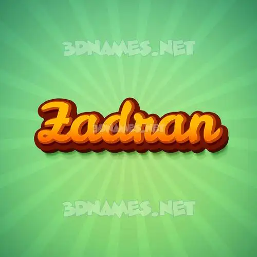 zadran in Green Rays style - 3D name wallpaper zadran in Green Rays style - 3D name wallpaper