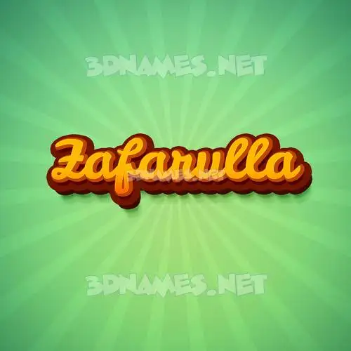 zafarulla in Green Rays style - 3D name wallpaper zafarulla in Green Rays style - 3D name wallpaper