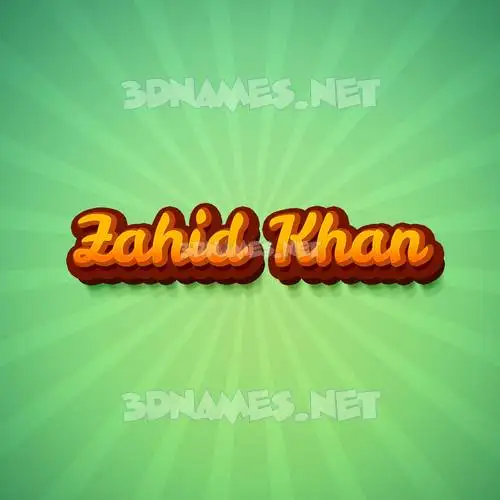 zahid khan in Green Rays style - 3D name wallpaper zahid khan in Green Rays style - 3D name wallpaper