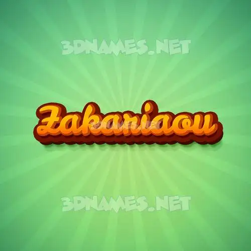 zakariaou in Green Rays style - 3D name wallpaper zakariaou in Green Rays style - 3D name wallpaper