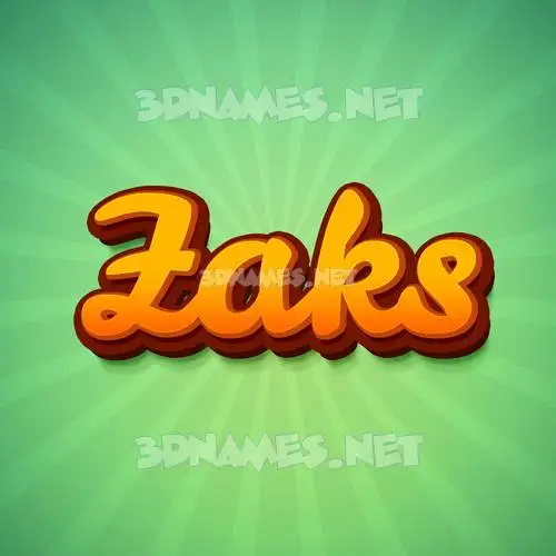 zaks in Green Rays style - 3D name wallpaper zaks in Green Rays style - 3D name wallpaper
