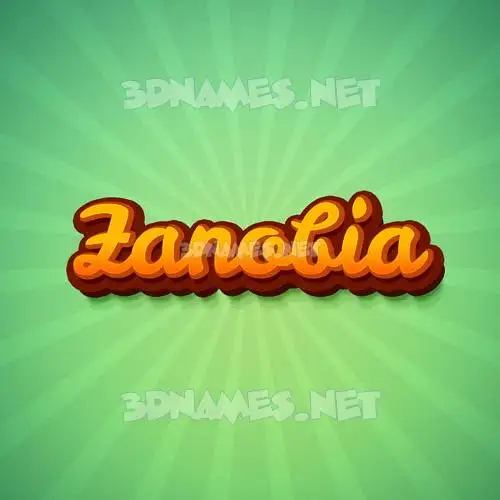 zanobia in Green Rays style - 3D name wallpaper zanobia in Green Rays style - 3D name wallpaper