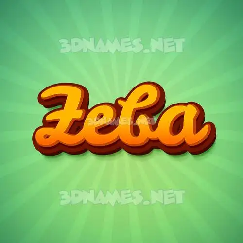 zeba in Green Rays style - 3D name wallpaper zeba in Green Rays style - 3D name wallpaper