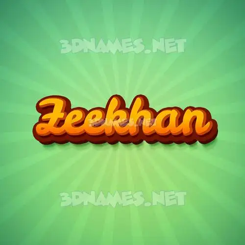 zeekhan in Green Rays style - 3D name wallpaper zeekhan in Green Rays style - 3D name wallpaper