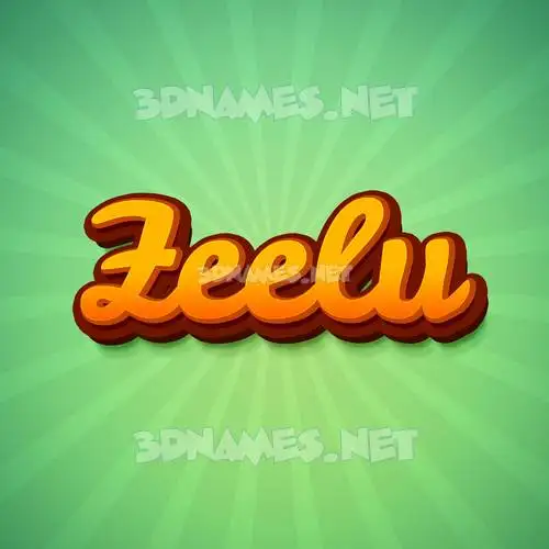 zeelu in Green Rays style - 3D name wallpaper zeelu in Green Rays style - 3D name wallpaper
