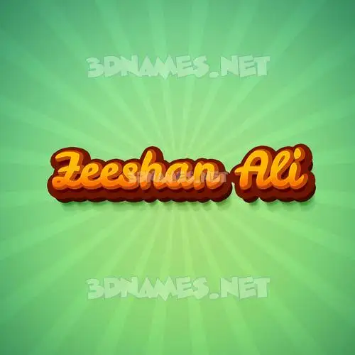 zeeshan ali in Green Rays style - 3D name wallpaper zeeshan ali in Green Rays style - 3D name wallpaper