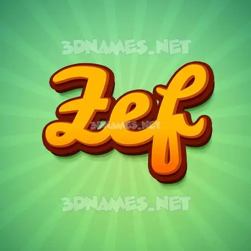 zef in Green Rays style - 3D name wallpaper zef in Green Rays style - 3D name wallpaper
