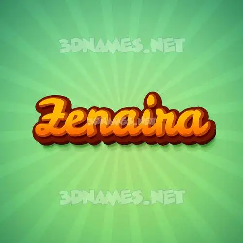 zenaira in Green Rays style - 3D name wallpaper zenaira in Green Rays style - 3D name wallpaper