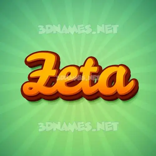 zeta in Green Rays style - 3D name wallpaper zeta in Green Rays style - 3D name wallpaper