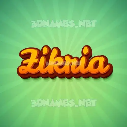 zikria in Green Rays style - 3D name wallpaper zikria in Green Rays style - 3D name wallpaper