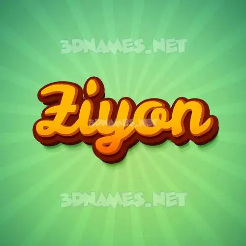 ziyon in Green Rays style - 3D name wallpaper ziyon in Green Rays style - 3D name wallpaper