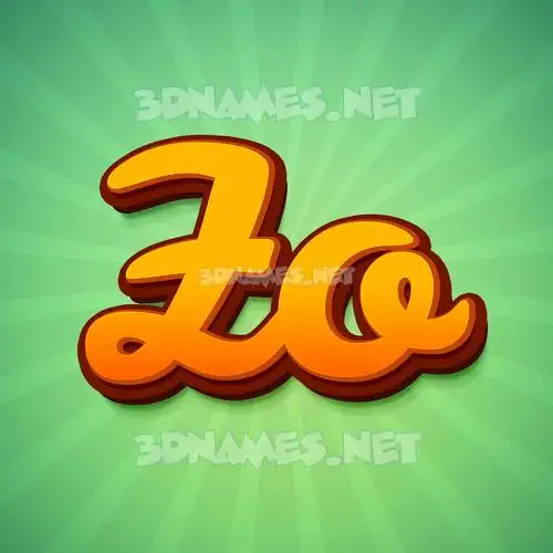 zo in Green Rays style - 3D name wallpaper zo in Green Rays style - 3D name wallpaper