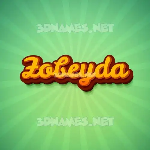 zobeyda in Green Rays style - 3D name wallpaper zobeyda in Green Rays style - 3D name wallpaper