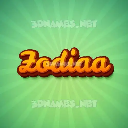 zodiaa in Green Rays style - 3D name wallpaper zodiaa in Green Rays style - 3D name wallpaper