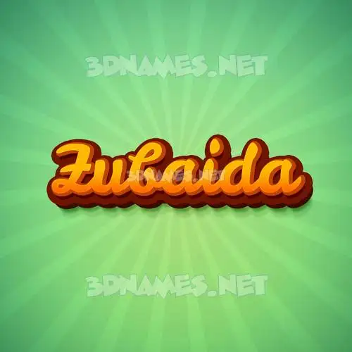 zubaida in Green Rays style - 3D name wallpaper zubaida in Green Rays style - 3D name wallpaper