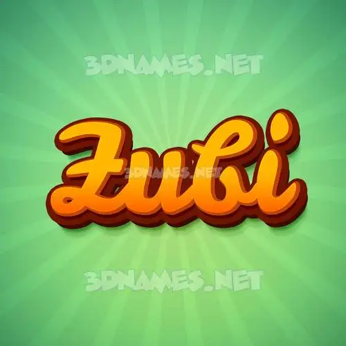 zubi in Green Rays style - 3D name wallpaper zubi in Green Rays style - 3D name wallpaper