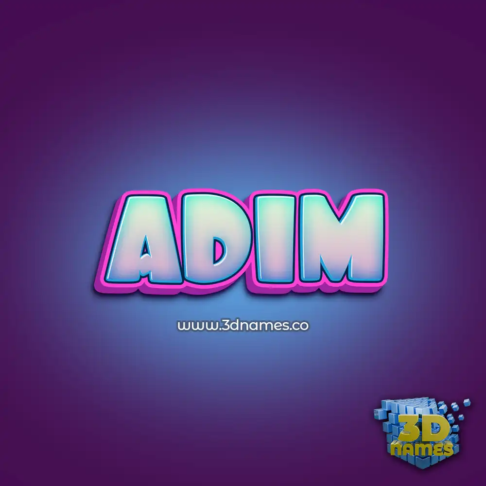 adim in Phat Purple style - 3D name wallpaper adim in Phat Purple style - 3D name wallpaper