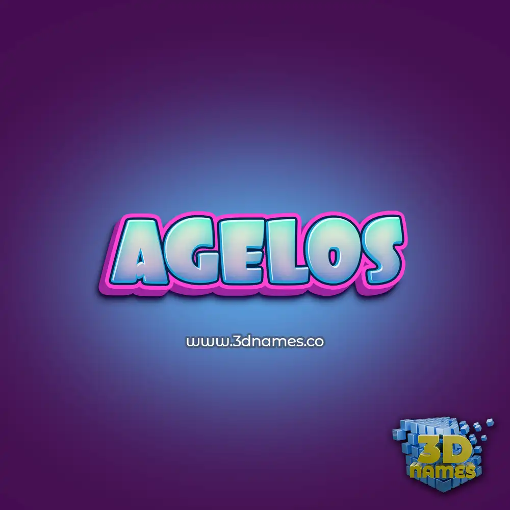 agelos in Phat Purple style - 3D name wallpaper agelos in Phat Purple style - 3D name wallpaper