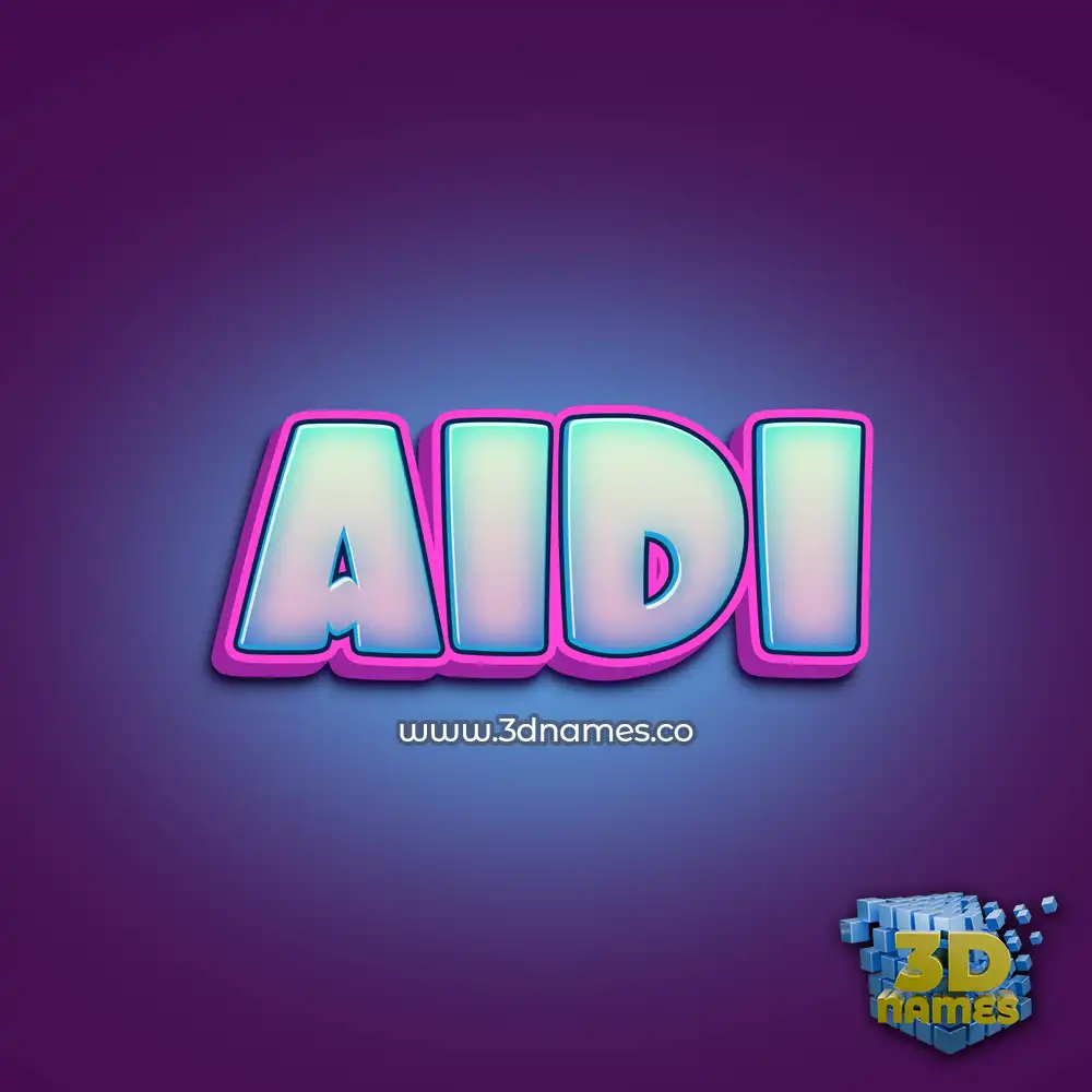 aidi in Phat Purple style - 3D name wallpaper aidi in Phat Purple style - 3D name wallpaper