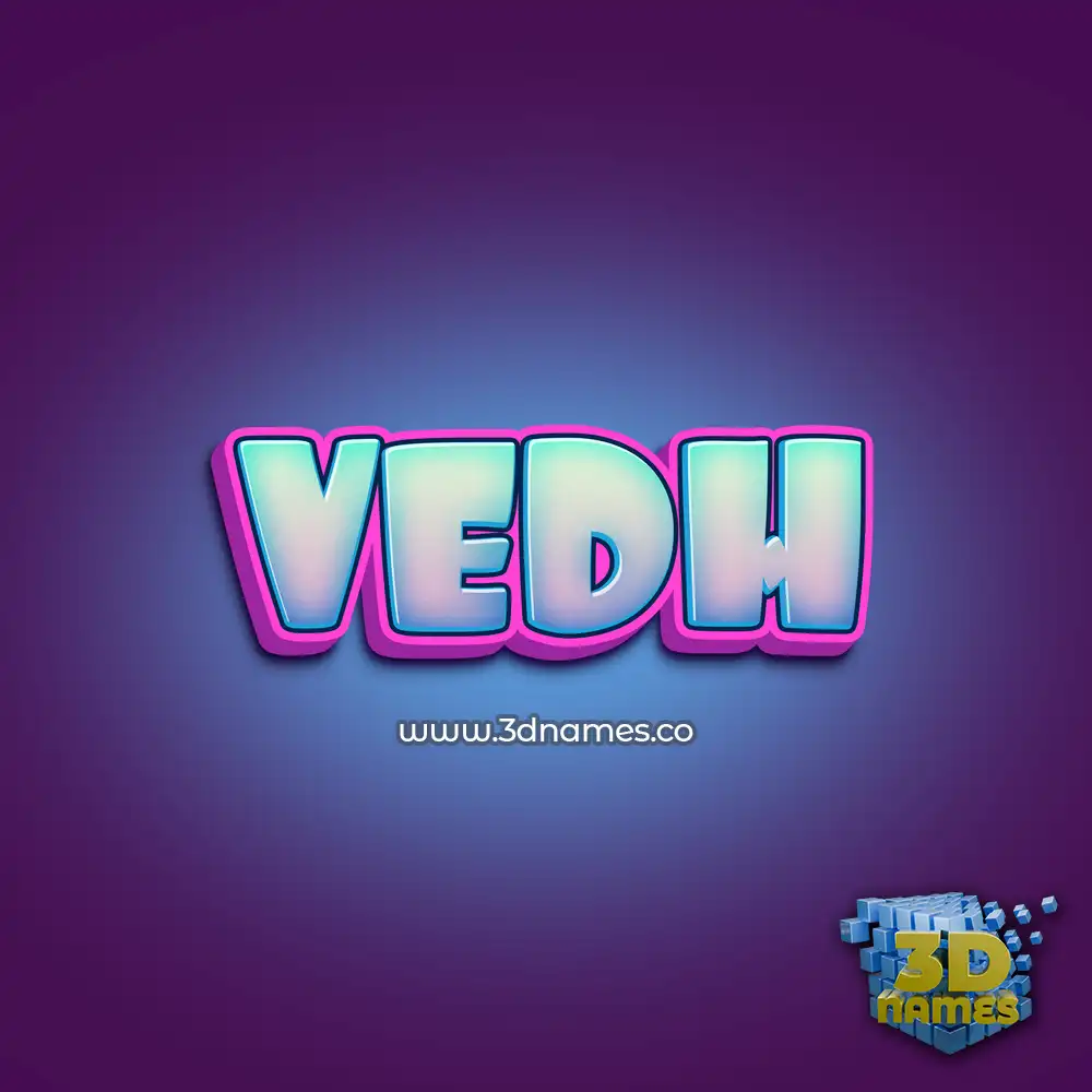 vedh in Phat Purple style - 3D name wallpaper vedh in Phat Purple style - 3D name wallpaper