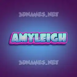 amyleigh in Phat Purple style - 3D name wallpaper