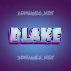 blake in Phat Purple style - 3D name wallpaper