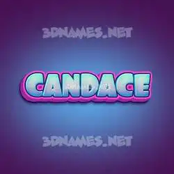 candace in Phat Purple style - 3D name wallpaper