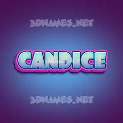 candice in Phat Purple style - 3D name wallpaper