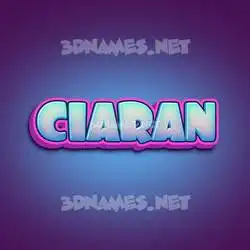 ciaran in Phat Purple style - 3D name wallpaper