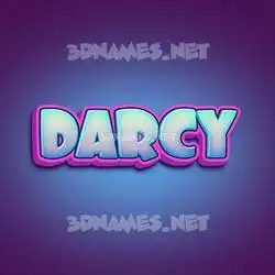 darcy in Phat Purple style - 3D name wallpaper