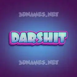 darshit in Phat Purple style - 3D name wallpaper