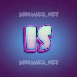 is in Phat Purple style - 3D name wallpaper