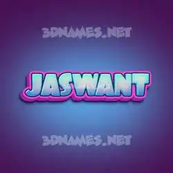 jaswant in Phat Purple style - 3D name wallpaper