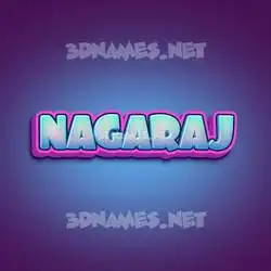 nagaraj in Phat Purple style - 3D name wallpaper