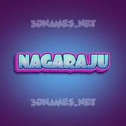 nagaraju in Phat Purple style - 3D name wallpaper