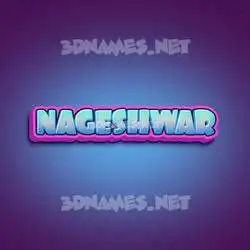 nageshwar in Phat Purple style - 3D name wallpaper