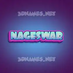 nageswar in Phat Purple style - 3D name wallpaper