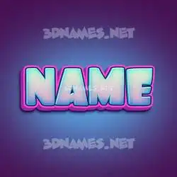 name in Phat Purple style - 3D name wallpaper