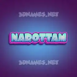 narottam in Phat Purple style - 3D name wallpaper