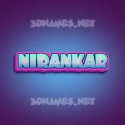 nirankar in Phat Purple style - 3D name wallpaper