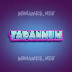 tarannum in Phat Purple style - 3D name wallpaper